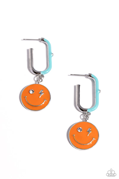 Paparazzi Earring - Personable Pizzazz - Orange