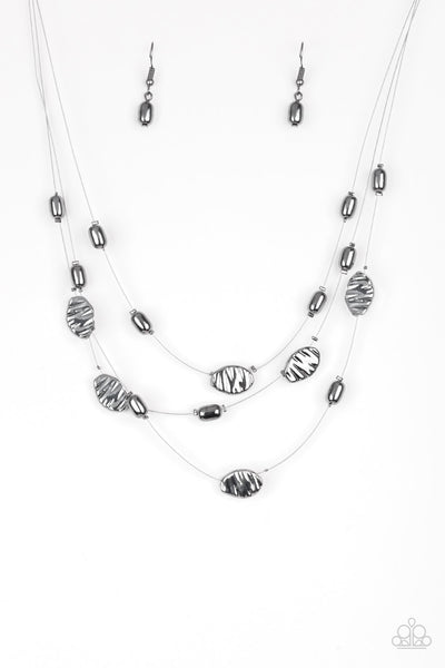 Paparazzi Necklace - Top Zen - Black