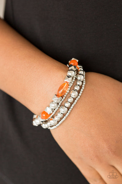 Paparazzi Bracelet - Babe-alicious - Orange