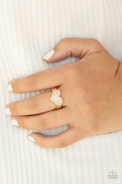 Paparazzi Ring - Heart of Bling - Gold
