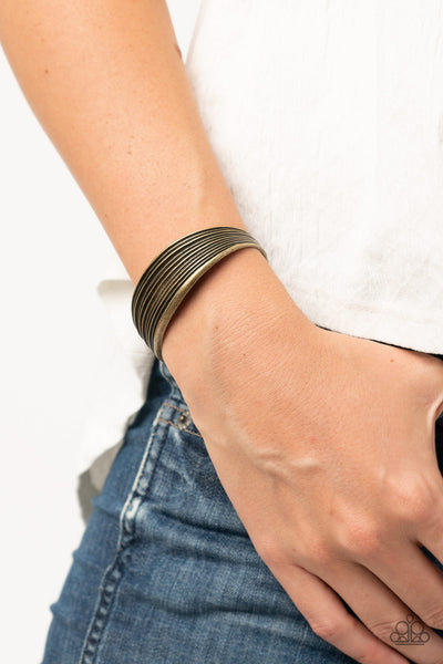 Paparazzi Bracelet - Off The Cuff Couture - Brass