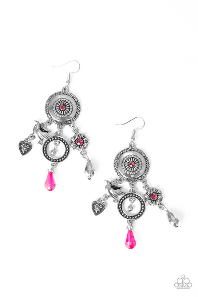 Paparazzi Earring - Springtime Essence - Purple