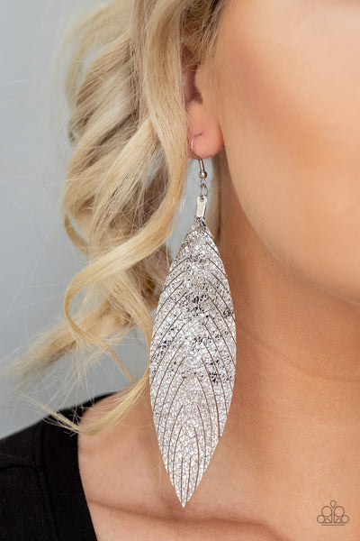 Paparazzi Earring - Feather Fantasy - Multi