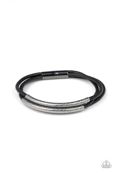 Paparazzi Bracelet - Magnetic Maverick - Black