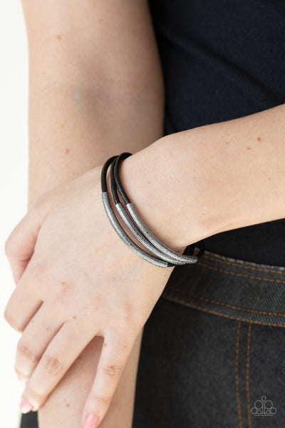 Paparazzi Bracelet - Magnetic Maverick - Black