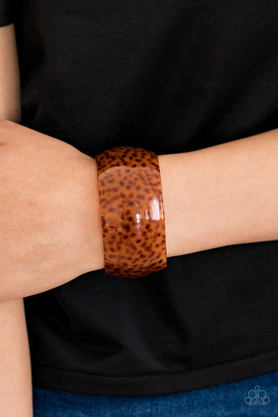 Paparazzi Bracelet - Jungle Cruise - Brown