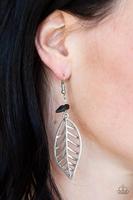 Paparazzi Earring - Bough Out - Black
