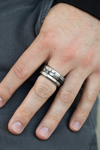 Paparazzi Ring - Battle Tank - Black Urban