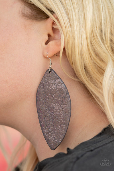 Paparazzi Earring - Eden Radiance - Multi Brown Copper