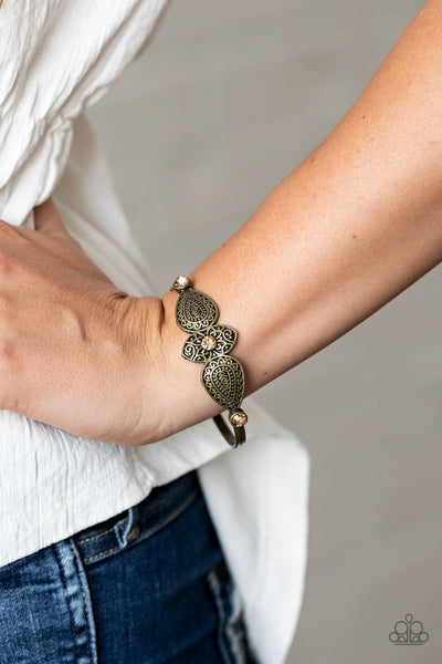 Paparazzi Bracelet - Flourishing Fashion - Brass