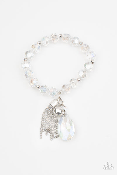 Paparazzi Bracelet - Leaving So Swoon - White