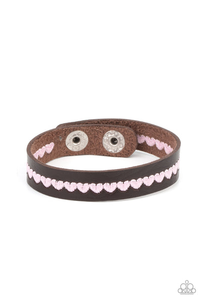 Paparazzi Bracelet - Made With LOVE - Pink Urban
