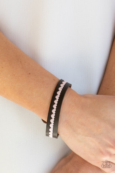 Paparazzi Bracelet - Made With LOVE - Pink Urban
