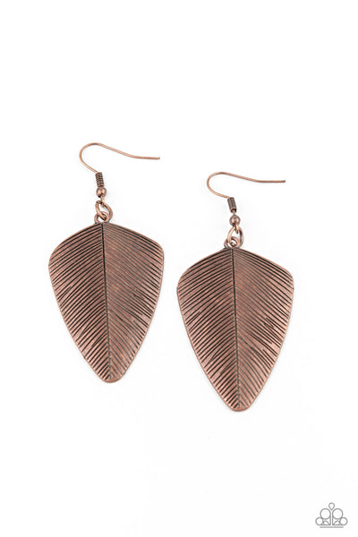 Paparazzi Earring - One Of The Flock - Copper