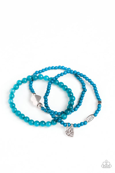 Paparazzi Bracelet - Really Romantic - Blue