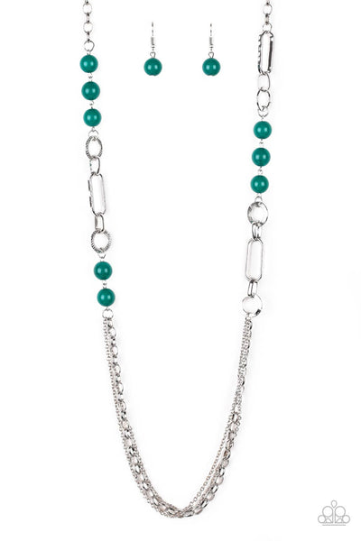 Paparazzi Necklace - CACHE Me Out - Green