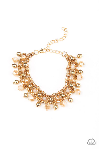 Paparazzi Bracelet - Just For The FUND Of It! - Gold