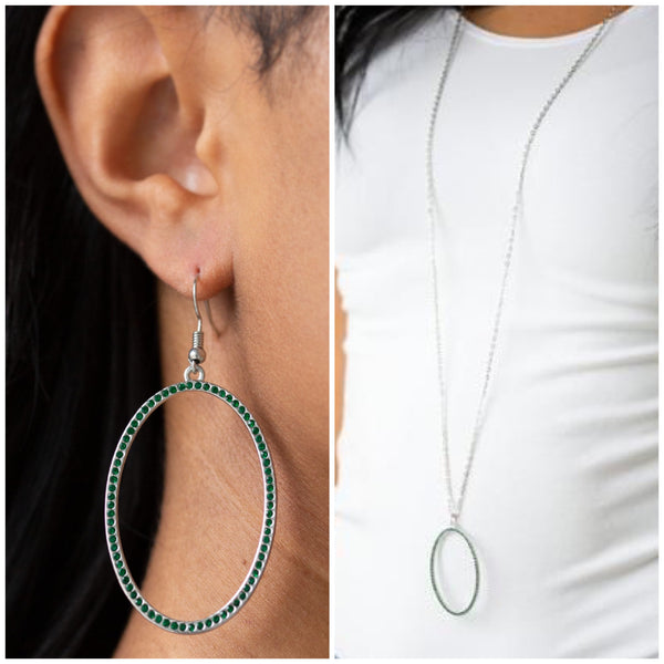 Paparazzi Set - Dazzle on Demand A Dazzling Distraction - Green