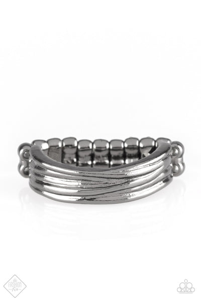 Paparazzi Ring - Fine Lines - Black