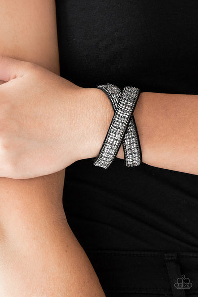 Paparazzi Bracelet - Rock Band Refinement - Black