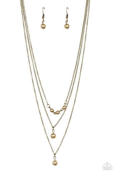Paparazzi Necklace - High Heels and Hustle - Brass