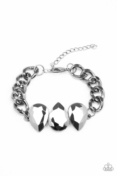 Paparazzi Bracelet - Bring Your Own Bling - Black Metal