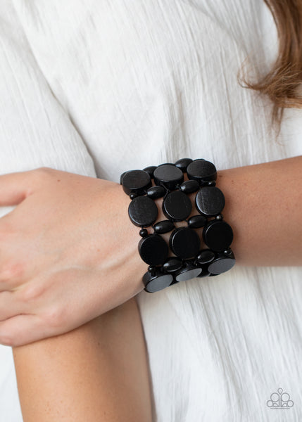 Paparazzi Bracelet - Cruising Coronado - Black