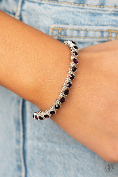 Paparazzi Bracelet - Starry Social - Purple