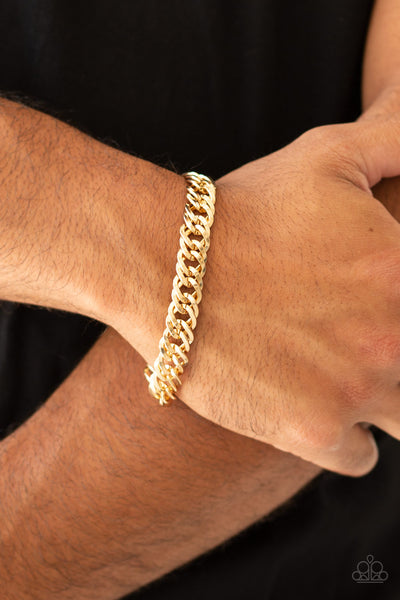 Paparazzi Bracelet - On The Ropes - Gold