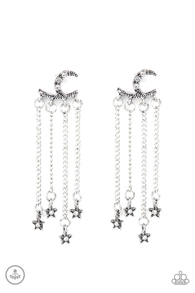 Paparazzi Earring - Cosmic Goddess - Silver
