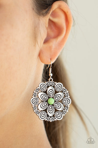 Paparazzi Earring - Grove Groove - Green