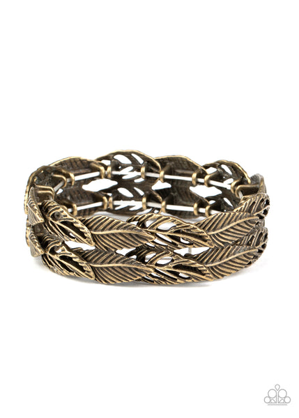 Paparazzi Bracelet - It's Five o Flock Somewhere - Brass