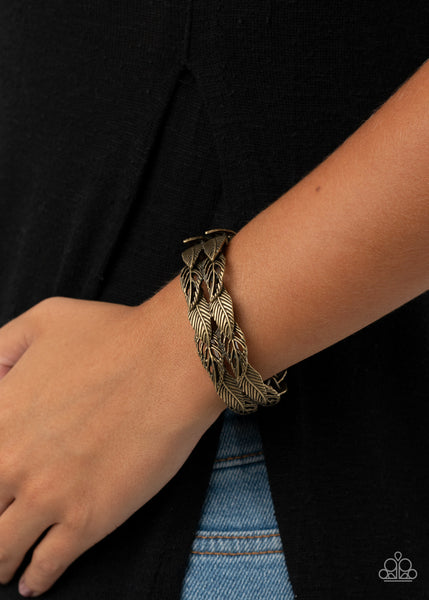 Paparazzi Bracelet - It's Five o Flock Somewhere - Brass