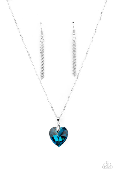 Paparazzi Necklace - Love Hurts - Blue