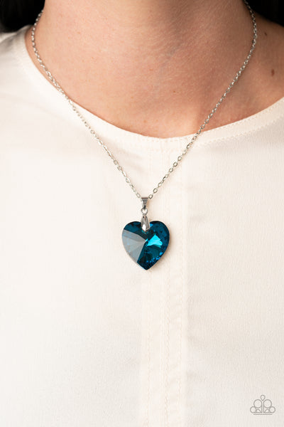 Paparazzi Necklace - Love Hurts - Blue