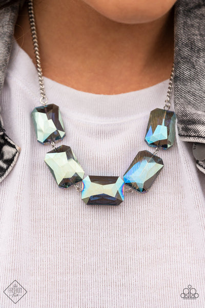 Paparazzi Necklace - Heard It On The HEIR-Waves - Blue