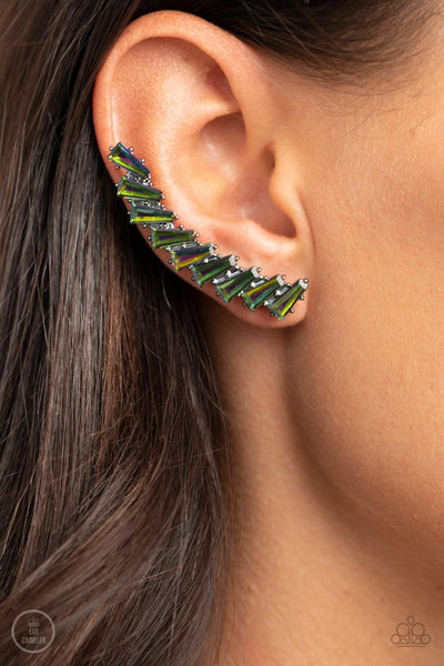 Paparazzi Set Earring & Ring - I Think ICE Can & Glitter Flirt - Multi