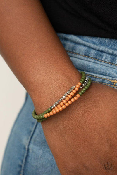 Paparazzi Bracelet - Spiral Dive - Green