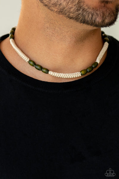 Paparazzi Necklace - Tahiti Tide - Green Urban