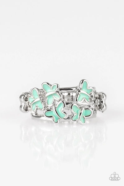 Paparazzi Ring - Fluttering Fashion - Green
