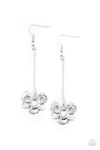 Paparazzi Earring - Opulently Orchid - Silver