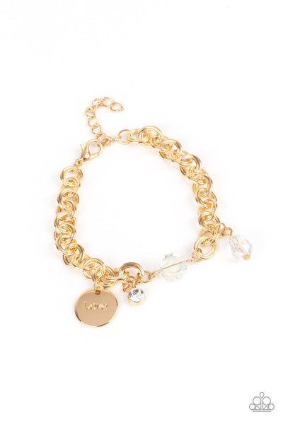 Paparazzi Bracelet - Lovable Luster - Gold