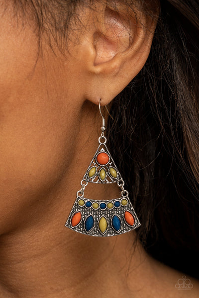 Paparazzi Earring - Desert Fiesta - Multi