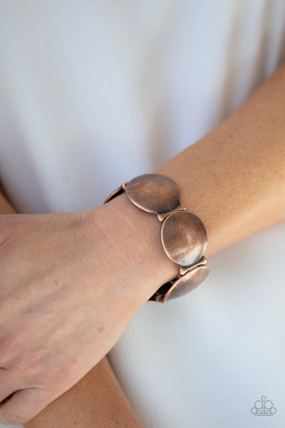 Paparazzi Bracelet - Going, Going, GONG! - Copper