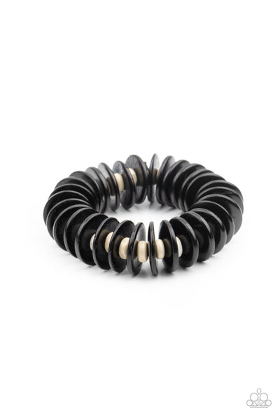 Paparazzi Bracelet - Caribbean Reefs - Black