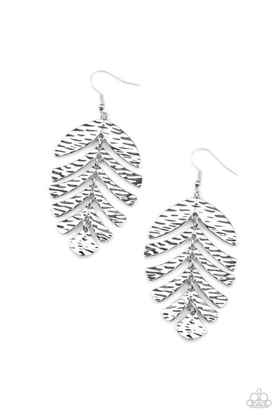 Paparazzi Earring - Palm Lagoon - Silver