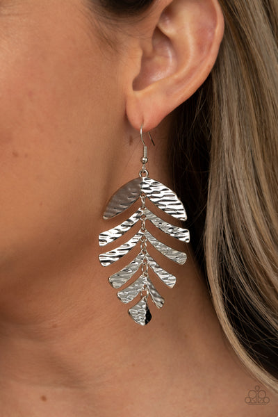 Paparazzi Earring - Palm Lagoon - Silver