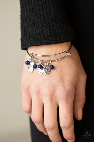 Paparazzi Bracelet - GROWING Strong - Blue