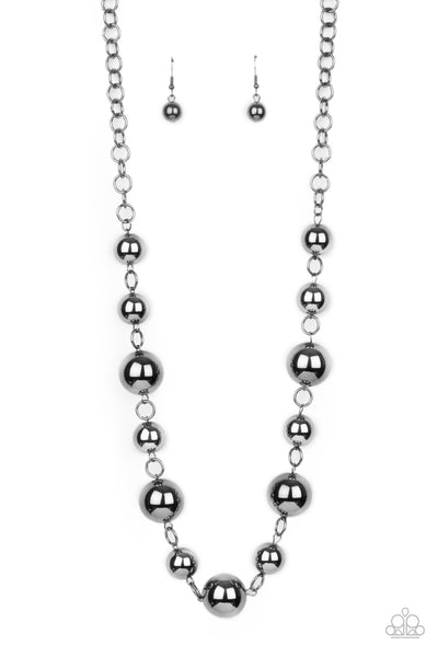 Paparazzi Necklace - Commanding Composure - Black