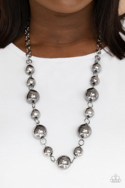 Paparazzi Necklace - Commanding Composure - Black